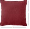 Red Velvet Modern Throw Pillow