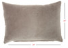 Solid Taupe Casual Throw Pillow