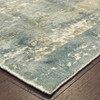 6 x 9 Blue and Gray Abstract Splash Indoor Area Rug