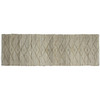 2' X 3' Beige Distressed Tribal Scatter Rug