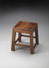 Loft Brown Solid Wood Stool