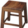 Loft Brown Solid Wood Stool