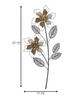 Metal Wire Flower Wall Decor Piece