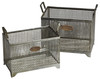 Set of 2 Iron Storage Baskets