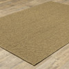 9x13 Solid Tan Indoor Outdoor Area Rug