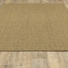 9x13 Solid Tan Indoor Outdoor Area Rug