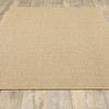 9x13 Solid Sand Beige Indoor Outdoor Area Rug