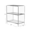 Crystal Clear Acrylic Bookcase