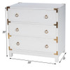 Forster Glossy White Campaign Chest