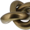 Gold Metal Knot Sculpture