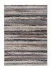 2 x 3 Blue and Beige Distressed Stripes Scatter Rug