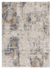 3 x 5 Ivory and Beige Abstract Diamonds Area Rug