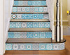 8" x 8" Sky Blue Mosaic Peel and Stick Removable Tiles