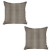 Set of 2 Tan Houndstooth Pillow Covers