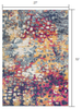 2 x 6 Multicolored Abstract Painting Area Rug