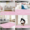 5 x 7 Pink Solid Modern Area Rug