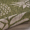 5 x 7 Green Pineapple Indoor Outdoor Area Rug