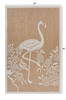 5 x 7 Tan Flamingo Indoor Outdoor Area Rug