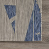 8 x 10 Gray Sailboat Indoor Outdoor Area Rug