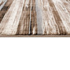 3 x 10 Beige Rustic Strokes Runner Rug