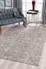 3 x 10 Ivory and Gray Modern Weathered Runner Rug