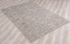 3 x 8 Ivory and Gray Modern Weathered Runner Rug