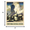 11" x 14" New York Railroad Vintage Travel Poster Wall Art