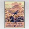 11" x 14" Grand Canyon c1938 Vintage Travel Poster Wall Art