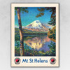 36" x 48" Mt. St. Helens c1920s Vintage Travel Poster Wall Art