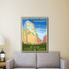 18" x 24" Zion National Park c1938 Vintage Travel Poster Wall Art