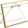 4x6 Gold Metal Horizontal Glass Frame