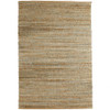 5 x 8 Teal and Natural Braided Jute Area Rug