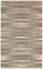 8 x 10 Gray and Tan Striated Runner Rug