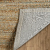 8 x 10 Blue and Natural Braided Jute Area Rug