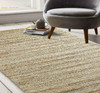 8 x 10 Blue and Natural Braided Jute Area Rug