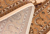 3 x 8 Cream and Tan Ornate Border Runner Rug