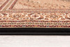 2 x 20 Black and Beige Medallion Runner Rug