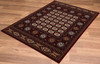 2 x 15 Red Eclectic Geometric Pattern Runner Rug