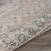 5 x 7 Gray and Soft Pink Traditional Area Rug