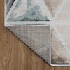 5 x 7 Ivory Watercolored Prism Area Rug