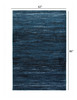 5 x 7 Blue Abstract Ocean Area Rug