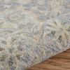 8 x 10 Blue and Tan Traditional Area Rug