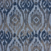 8 x 10 Blue Ogee Pattern Indoor Outdoor Area Rug