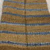 5 x 7 Tan and Blue Striped Area Rug