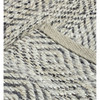 2 x 5 Gray and White Diamonds Area Rug