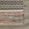 3 x 5 Colorful Traditional Chindi Area Rug