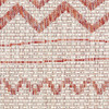 8 x 10 Red Zigzag Indoor Outdoor Area Rug