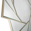 Gold Trimmed Pinwheel Wall Mirror