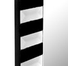 Black and White Striped Mirror