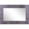 Grey Rectangular Mirror